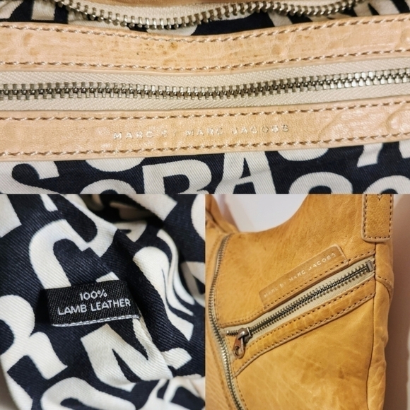 Marc by Marc Jacobs Flash Kelsey Leather Shoulder Bag Yellow - Picture 12 of 13